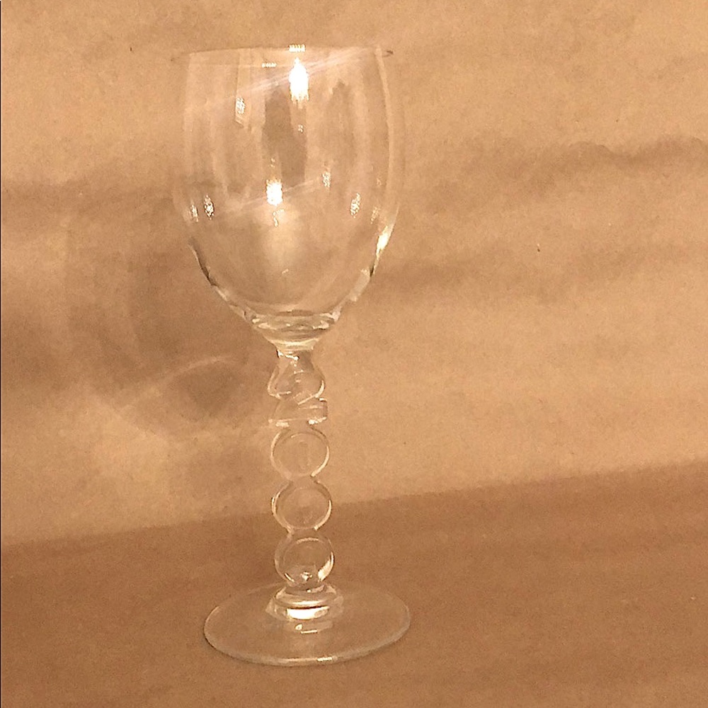 Vintage 2000 wine glass